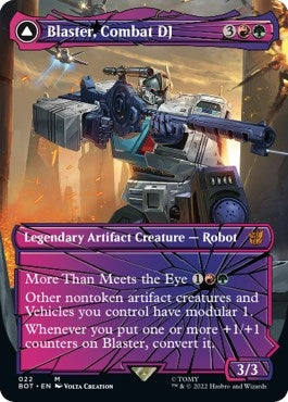 Image for Blaster, Combat DJ (Shattered Glass) (Universes Beyond: Transformers) (22) - Magic: The Gathering