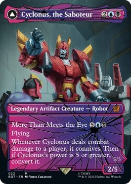 Image for Cyclonus, the Saboteur (Shattered Glass) (Universes Beyond: Transformers) (23) - Magic: The Gathering