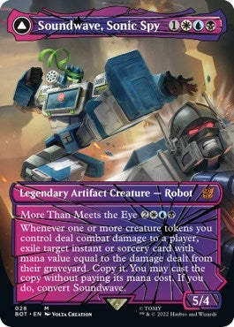 Image for Soundwave, Sonic Spy (Shattered Glass) (Universes Beyond: Transformers) (28) - Magic: The Gathering