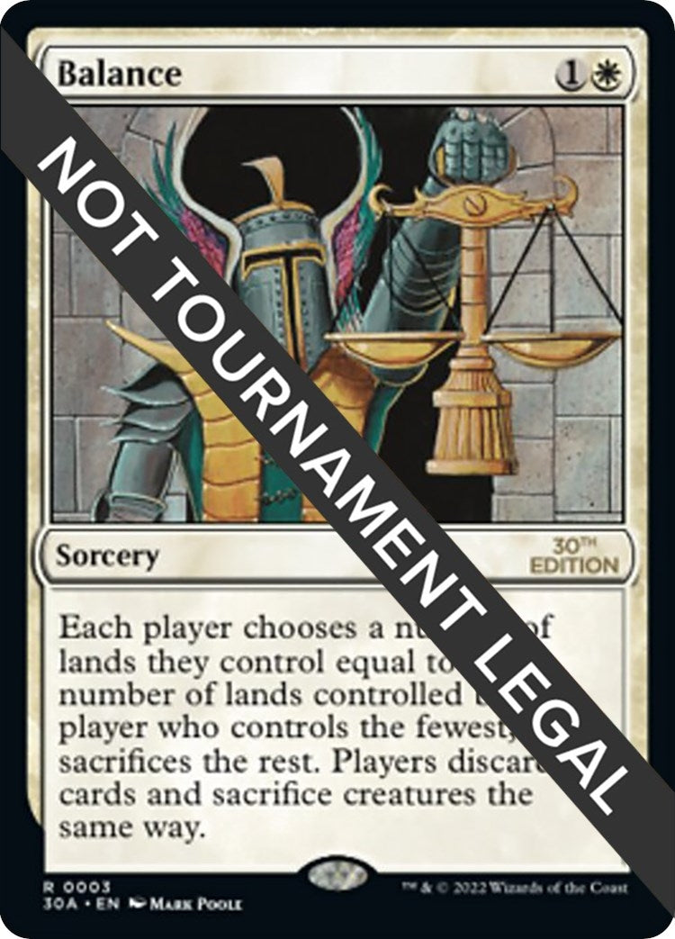 Image for Balance (30th Anniversary Edition) (3) - Magic: The Gathering