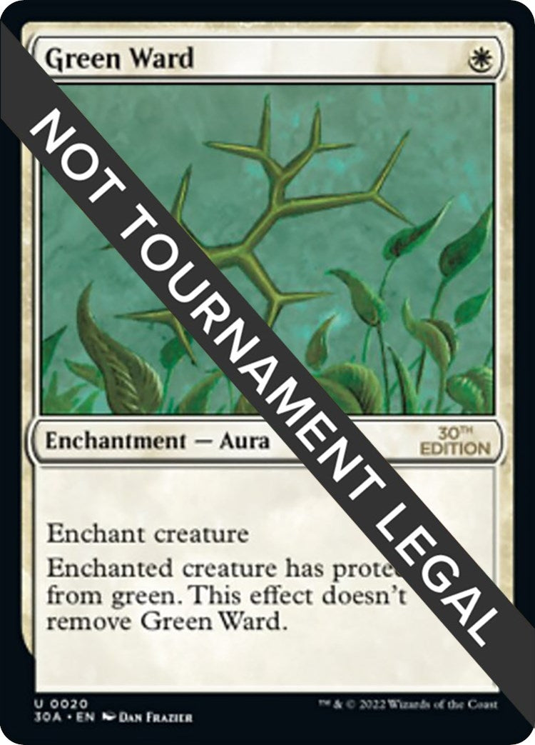 Image for Green Ward (30th Anniversary Edition) (20) - Magic: The Gathering