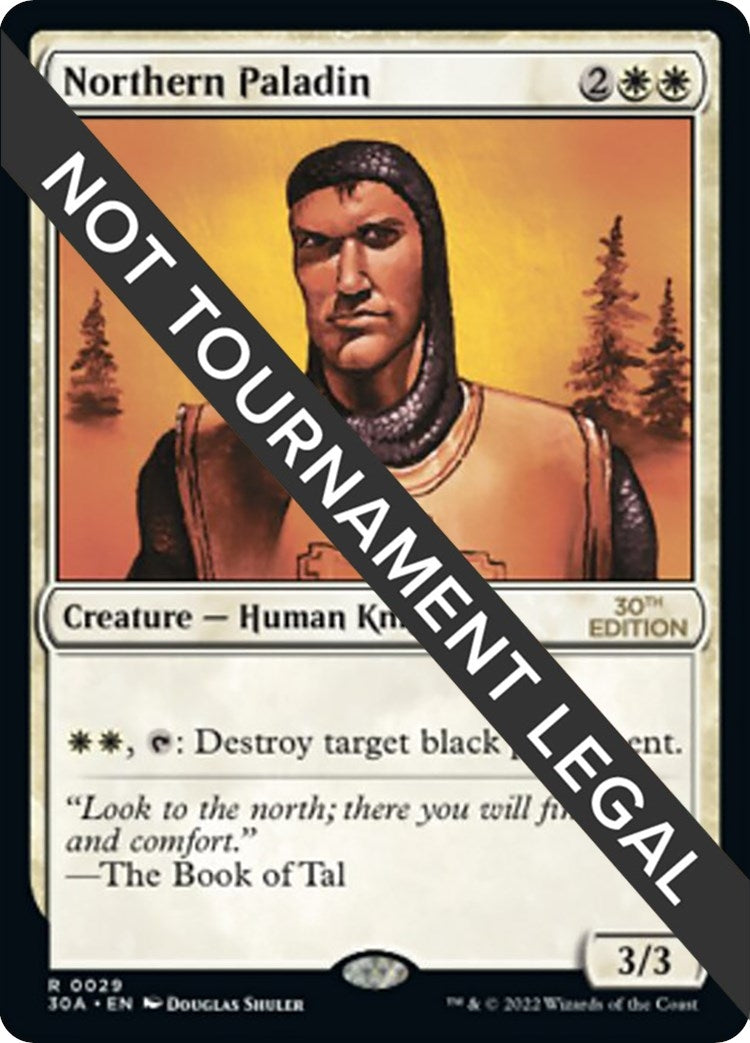 Image for Northern Paladin (30th Anniversary Edition) (29) - Magic: The Gathering