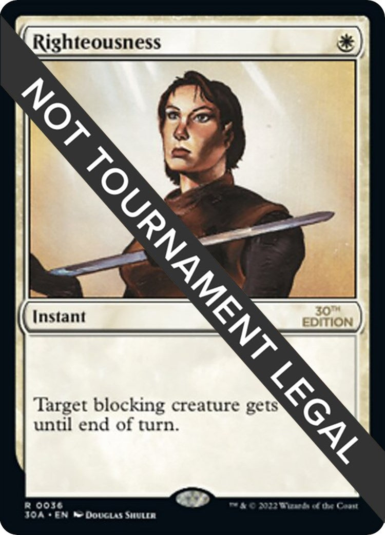 Image for Righteousness (30th Anniversary Edition) (36) - Magic: The Gathering