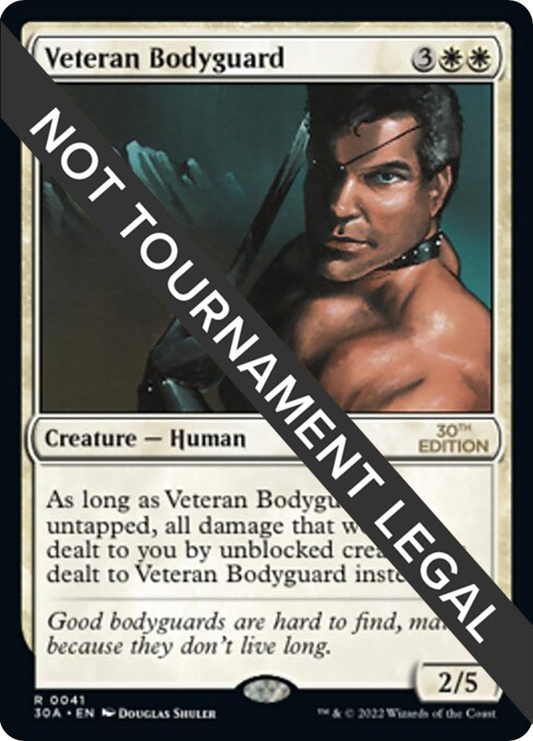 Image for Veteran Bodyguard (30th Anniversary Edition) (41) - Magic: The Gathering
