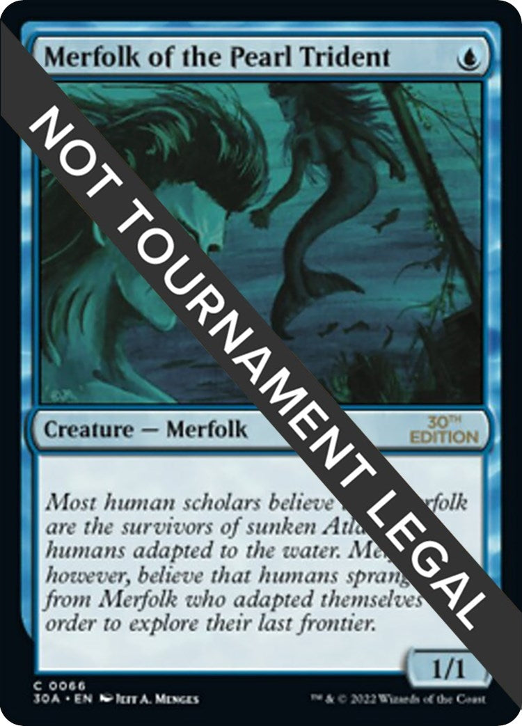 Image for Merfolk of the Pearl Trident (30th Anniversary Edition) (66) - Magic: The Gathering