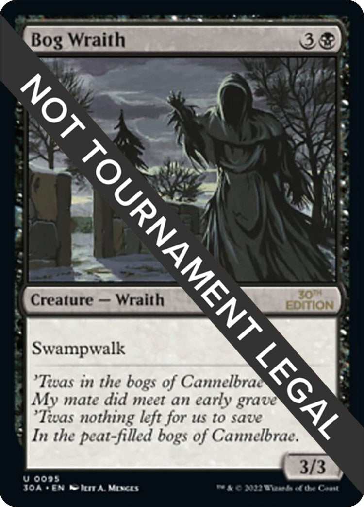 Image for Bog Wraith (30th Anniversary Edition) (95) - Magic: The Gathering