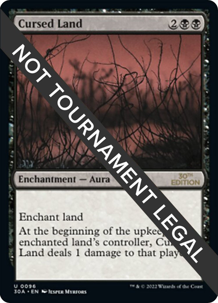 Image for Cursed Land (30th Anniversary Edition) (96) - Magic: The Gathering