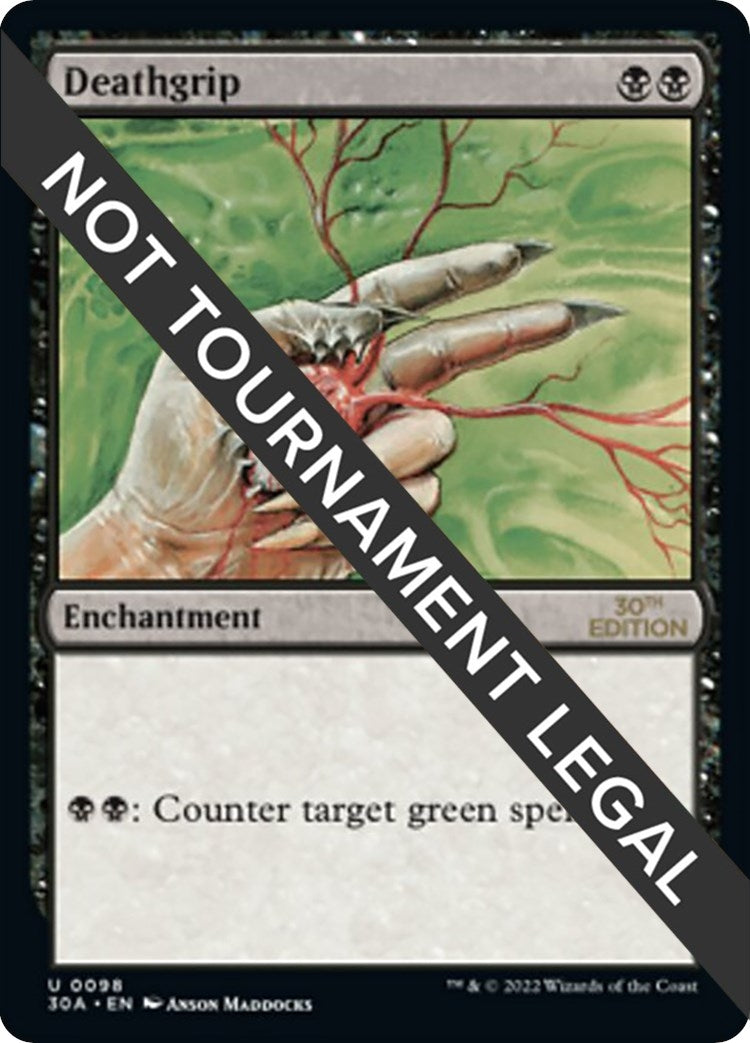 Image for Deathgrip (30th Anniversary Edition) (98) - Magic: The Gathering