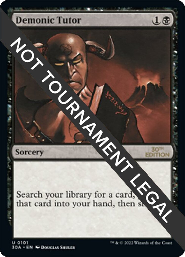 Image for Demonic Tutor (30th Anniversary Edition) (101) - Magic: The Gathering