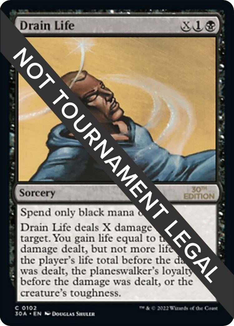 Image for Drain Life (30th Anniversary Edition) (102) - Magic: The Gathering
