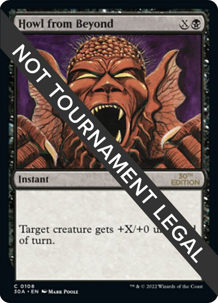 Image for Howl from Beyond (30th Anniversary Edition) (108) - Magic: The Gathering