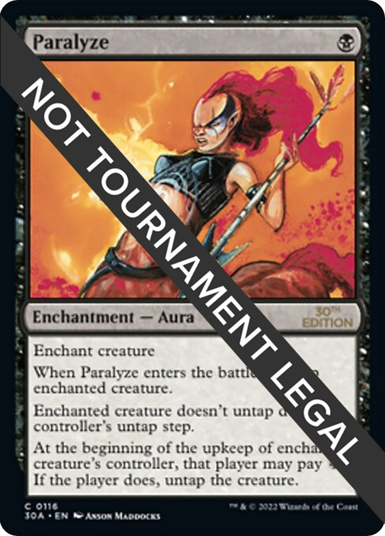 Image for Paralyze (30th Anniversary Edition) (116) - Magic: The Gathering