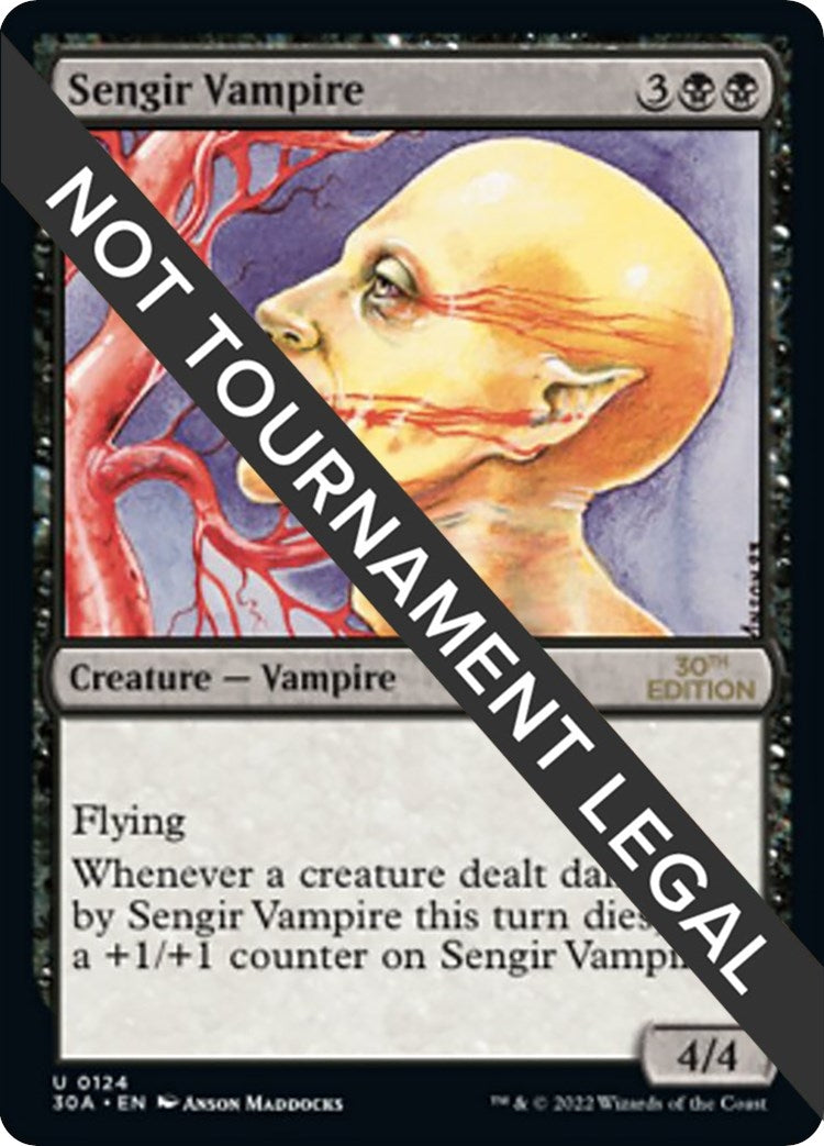 Image for Sengir Vampire (30th Anniversary Edition) (124) - Magic: The Gathering