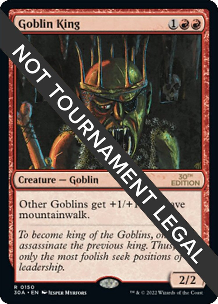 Image for Goblin King (30th Anniversary Edition) (150) - Magic: The Gathering