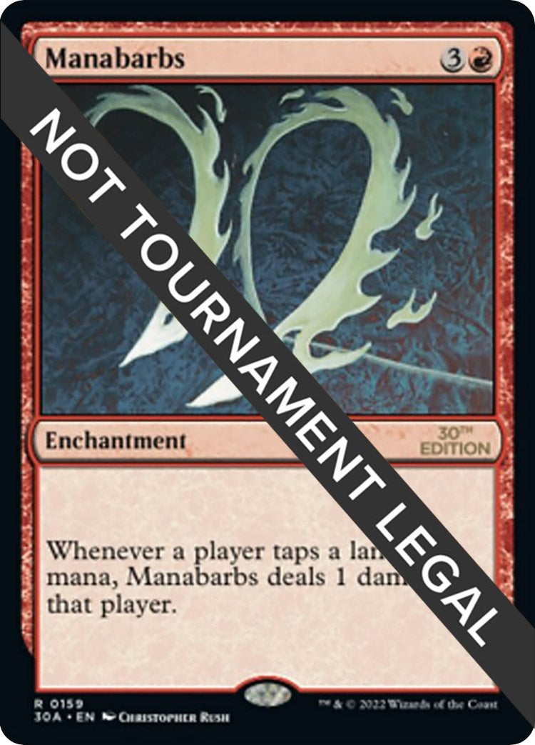 Image for Manabarbs (30th Anniversary Edition) (159) - Magic: The Gathering