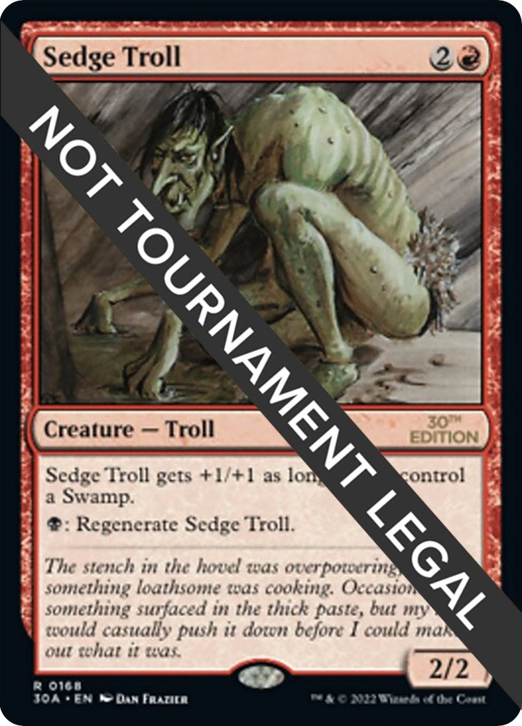 Image for Sedge Troll (30th Anniversary Edition) (168) - Magic: The Gathering