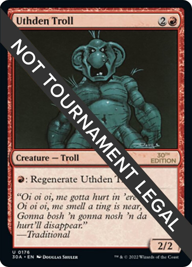 Image for Uthden Troll (30th Anniversary Edition) (176) - Magic: The Gathering