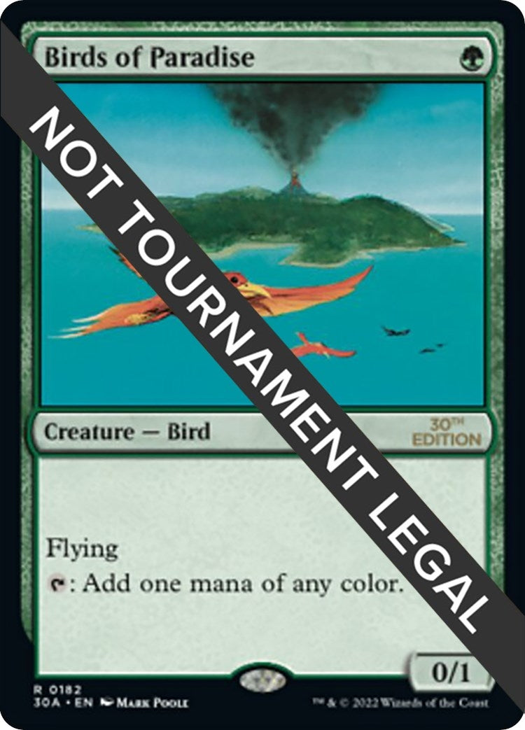Image for Birds of Paradise (30th Anniversary Edition) (182) - Magic: The Gathering