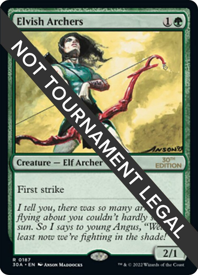Image for Elvish Archers (30th Anniversary Edition) (187) - Magic: The Gathering