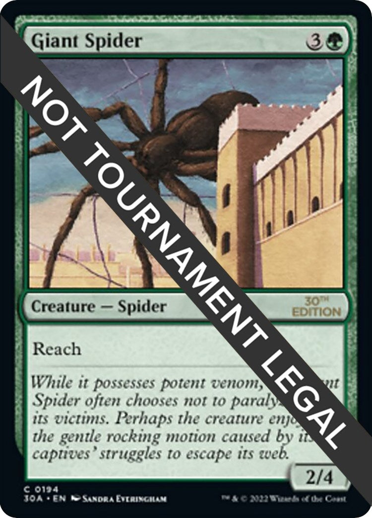Image for Giant Spider (30th Anniversary Edition) (194) - Magic: The Gathering