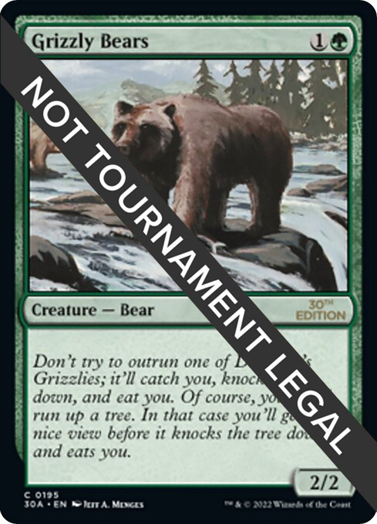 Image for Grizzly Bears (30th Anniversary Edition) (195) - Magic: The Gathering