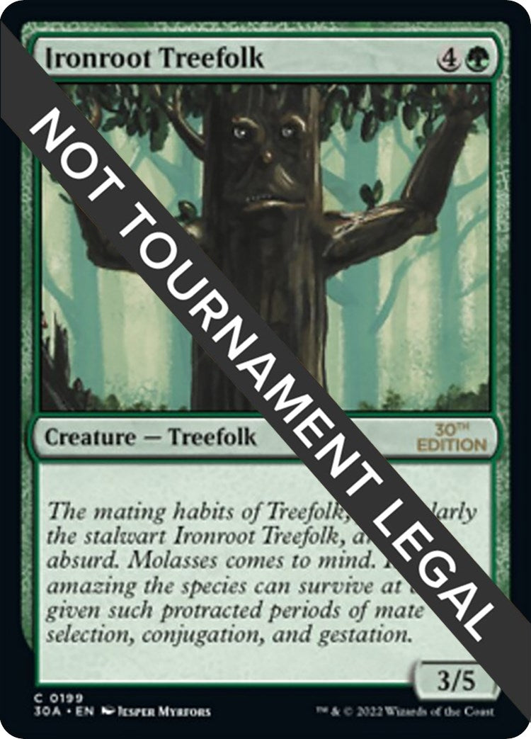 Image for Ironroot Treefolk (30th Anniversary Edition) (199) - Magic: The Gathering