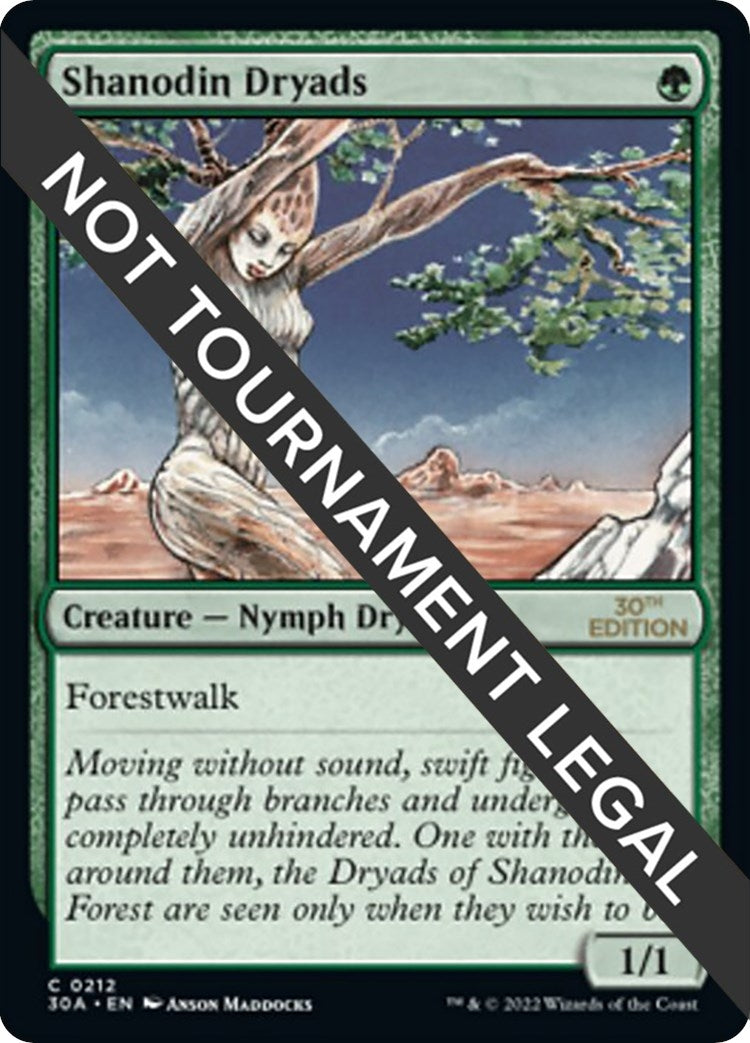 Image for Shanodin Dryads (30th Anniversary Edition) (212) - Magic: The Gathering