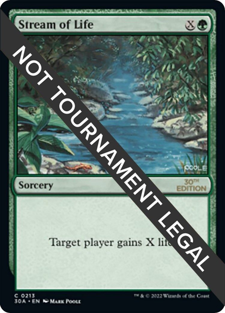 Image for Stream of Life (30th Anniversary Edition) (213) - Magic: The Gathering
