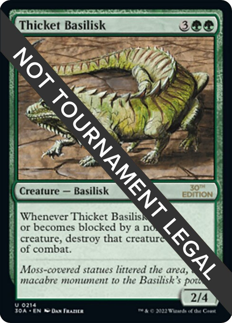 Image for Thicket Basilisk (30th Anniversary Edition) (214) - Magic: The Gathering