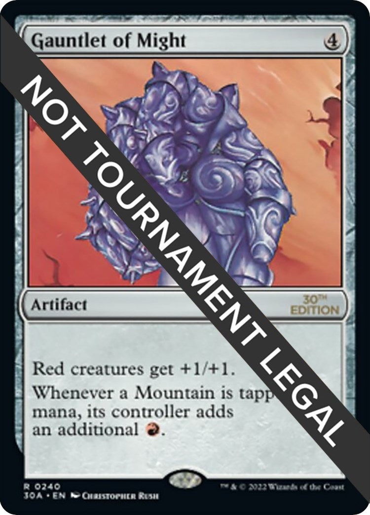 Image for Gauntlet of Might (30th Anniversary Edition) (240) - Magic: The Gathering