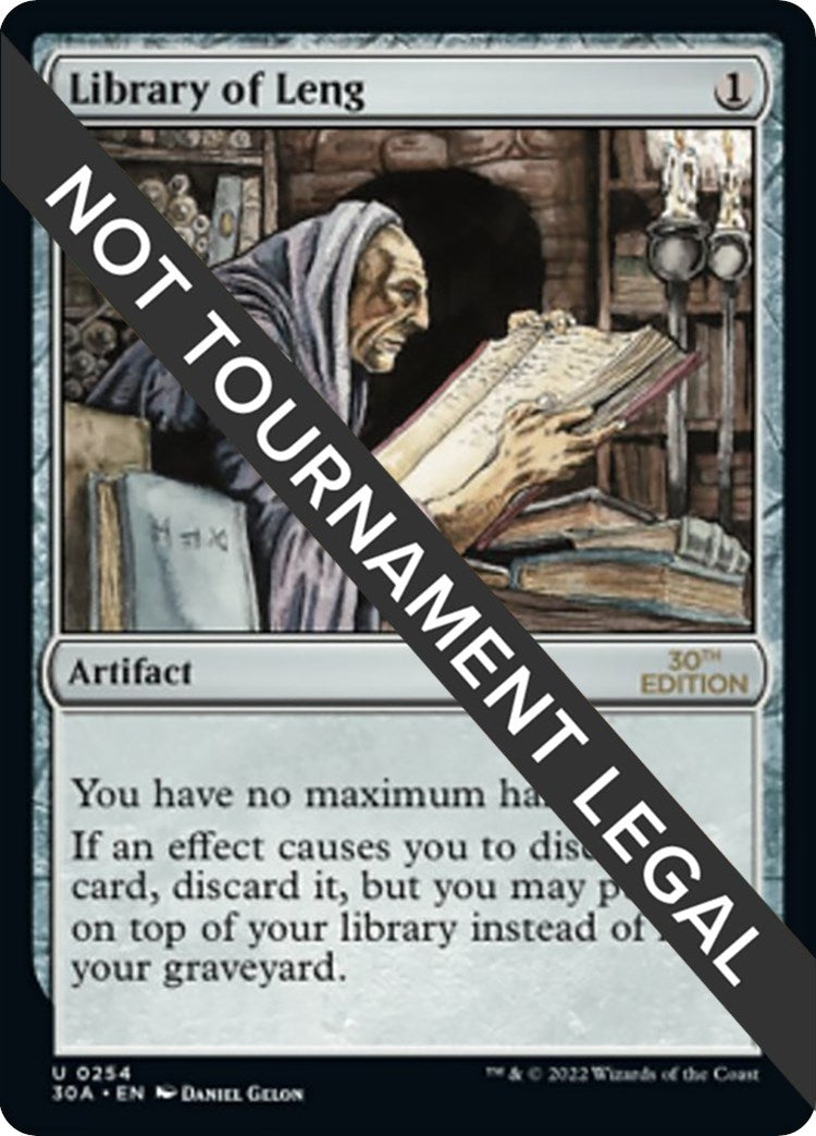 Image for Library of Leng (30th Anniversary Edition) (254) - Magic: The Gathering