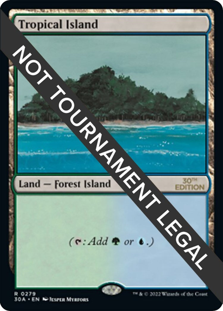 Image for Tropical Island (30th Anniversary Edition) (279) - Magic: The Gathering