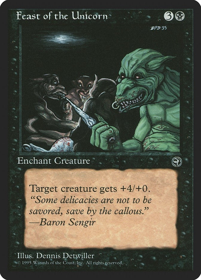 Image for Feast of the Unicorn (Homelands) - Magic: The Gathering