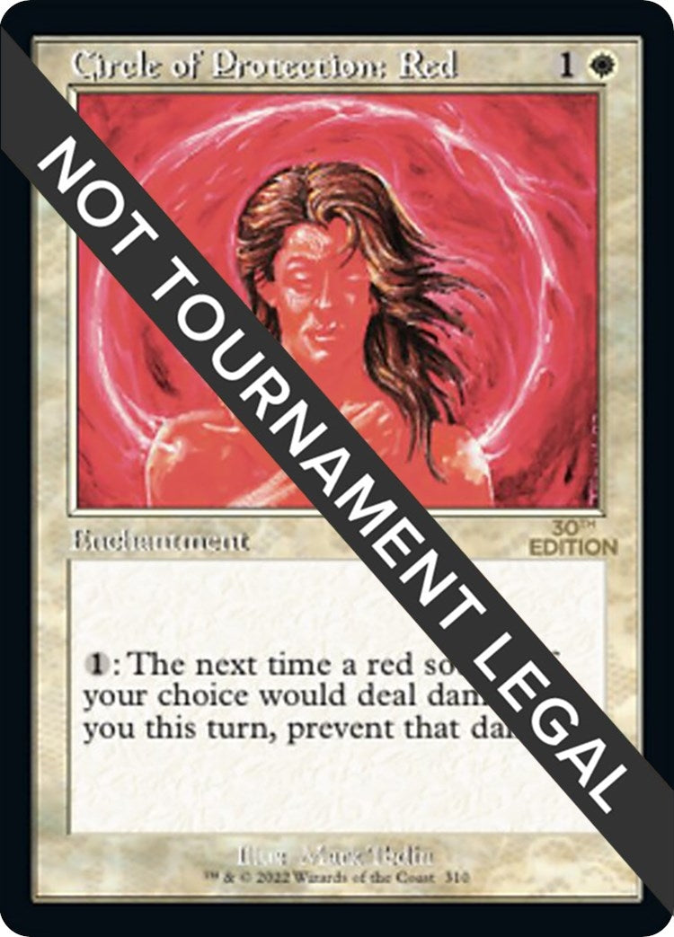 Image for Circle of Protection: Red (Retro Frame) (30th Anniversary Edition) (310) - Magic: The Gathering