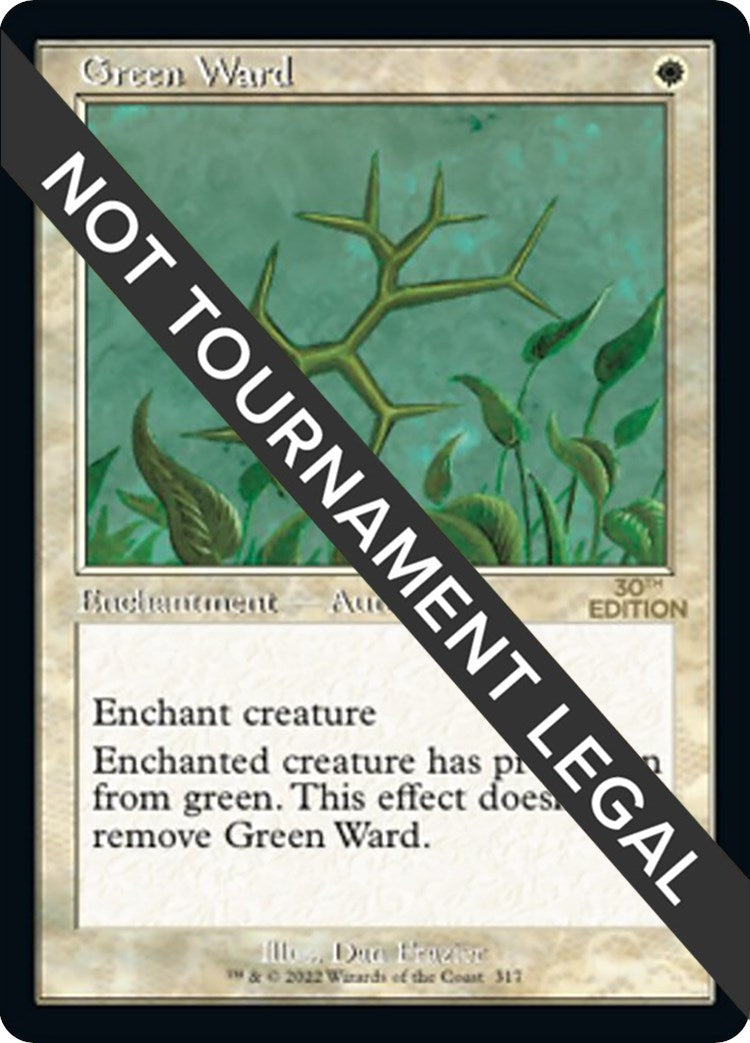 Image for Green Ward (Retro Frame) (30th Anniversary Edition) (317) - Magic: The Gathering