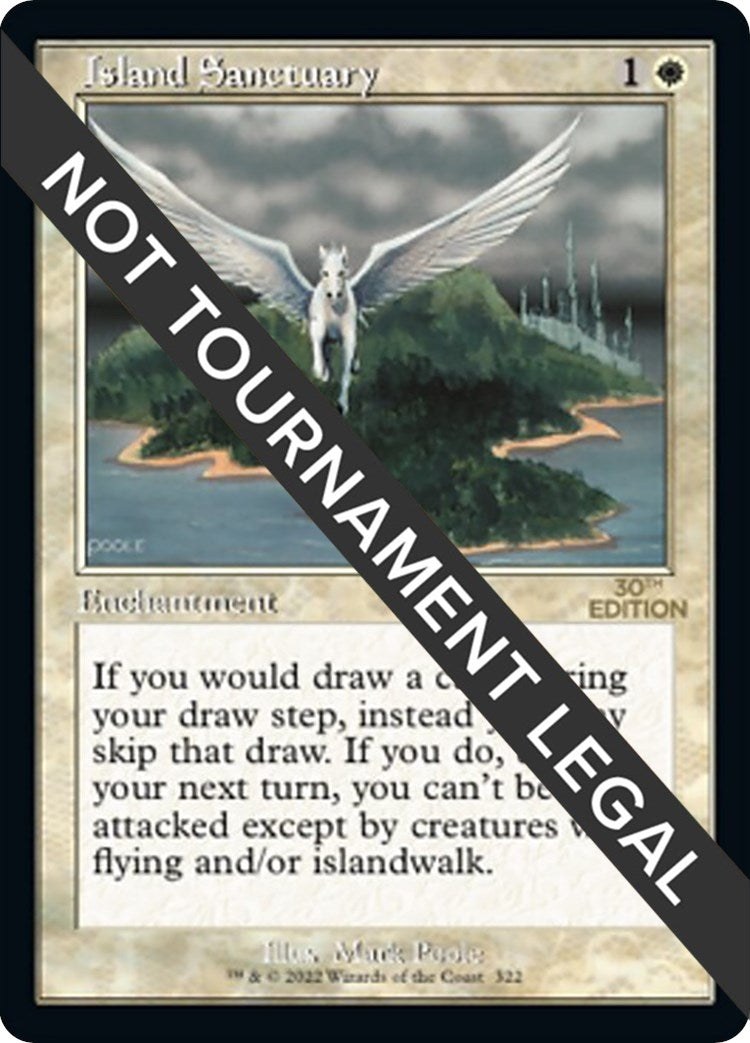 Image for Island Sanctuary (Retro Frame) (30th Anniversary Edition) (322) - Magic: The Gathering