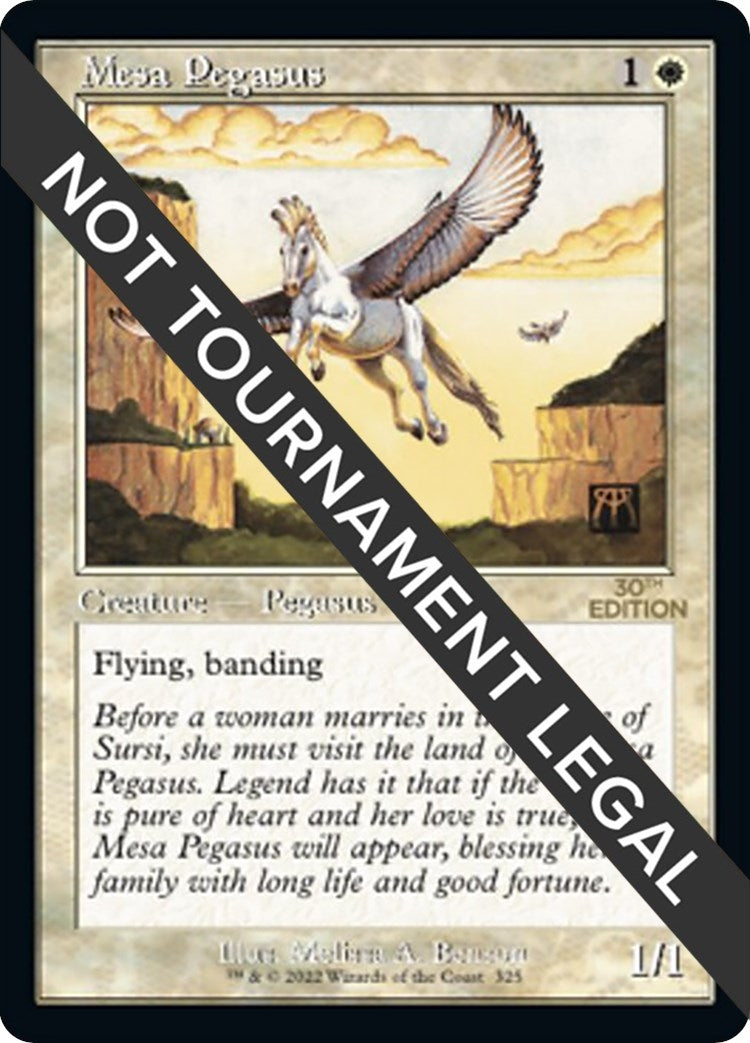Image for Mesa Pegasus (Retro Frame) (30th Anniversary Edition) (325) - Magic: The Gathering