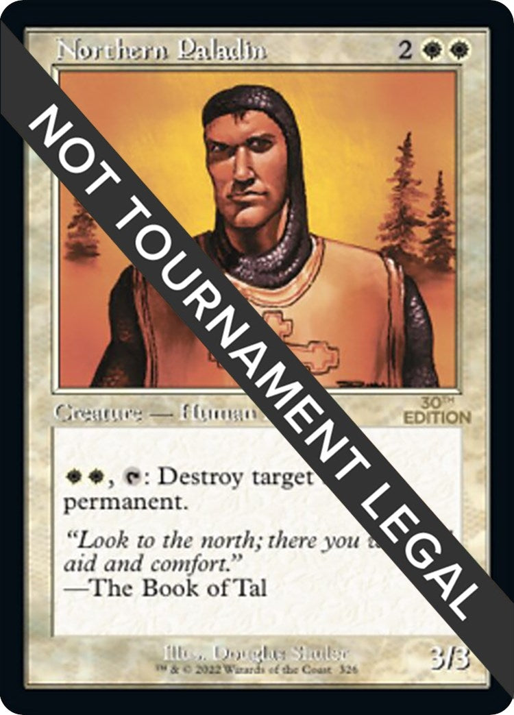Image for Northern Paladin (Retro Frame) (30th Anniversary Edition) (326) - Magic: The Gathering