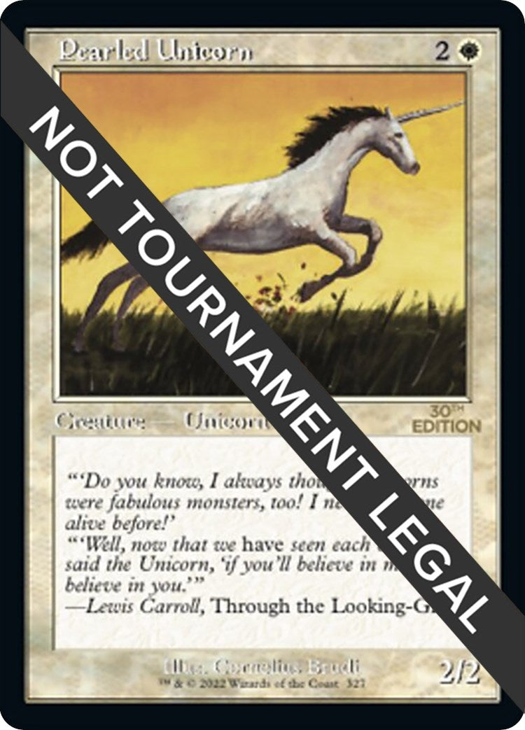 Image for Pearled Unicorn (Retro Frame) (30th Anniversary Edition) (327) - Magic: The Gathering