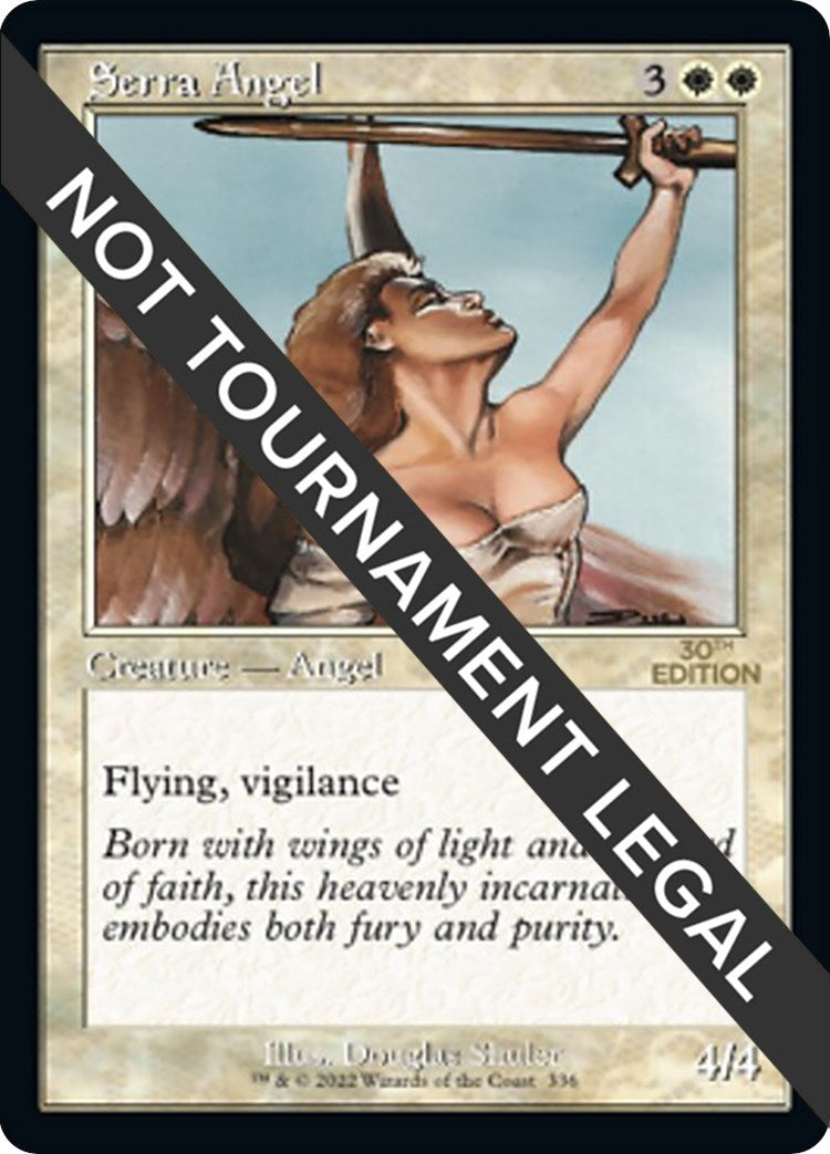 Image for Serra Angel (Retro Frame) (30th Anniversary Edition) (336) - Magic: The Gathering