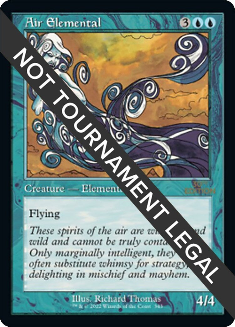 Image for Air Elemental (Retro Frame) (30th Anniversary Edition) (343) - Magic: The Gathering