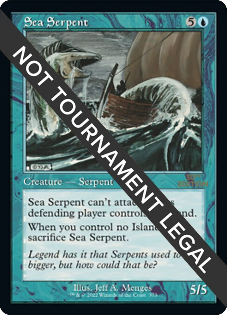 Image for Sea Serpent (Retro Frame) (30th Anniversary Edition) (373) - Magic: The Gathering