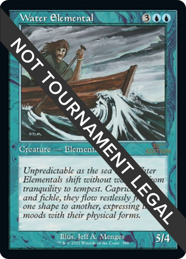 Image for Water Elemental (Retro Frame) (30th Anniversary Edition) (388) - Magic: The Gathering