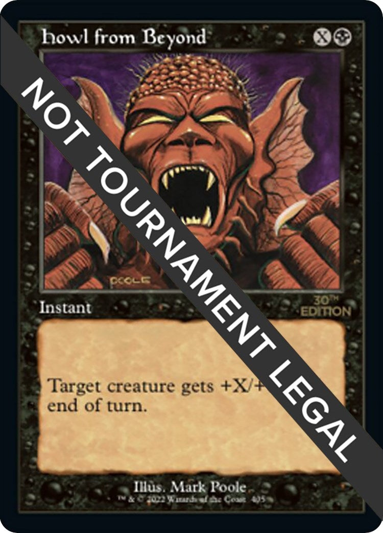Image for Howl from Beyond (Retro Frame) (30th Anniversary Edition) (405) - Magic: The Gathering