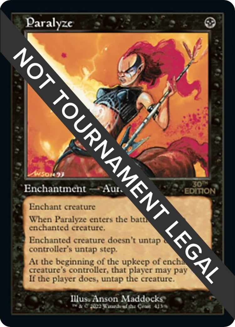 Image for Paralyze (Retro Frame) (30th Anniversary Edition) (413) - Magic: The Gathering