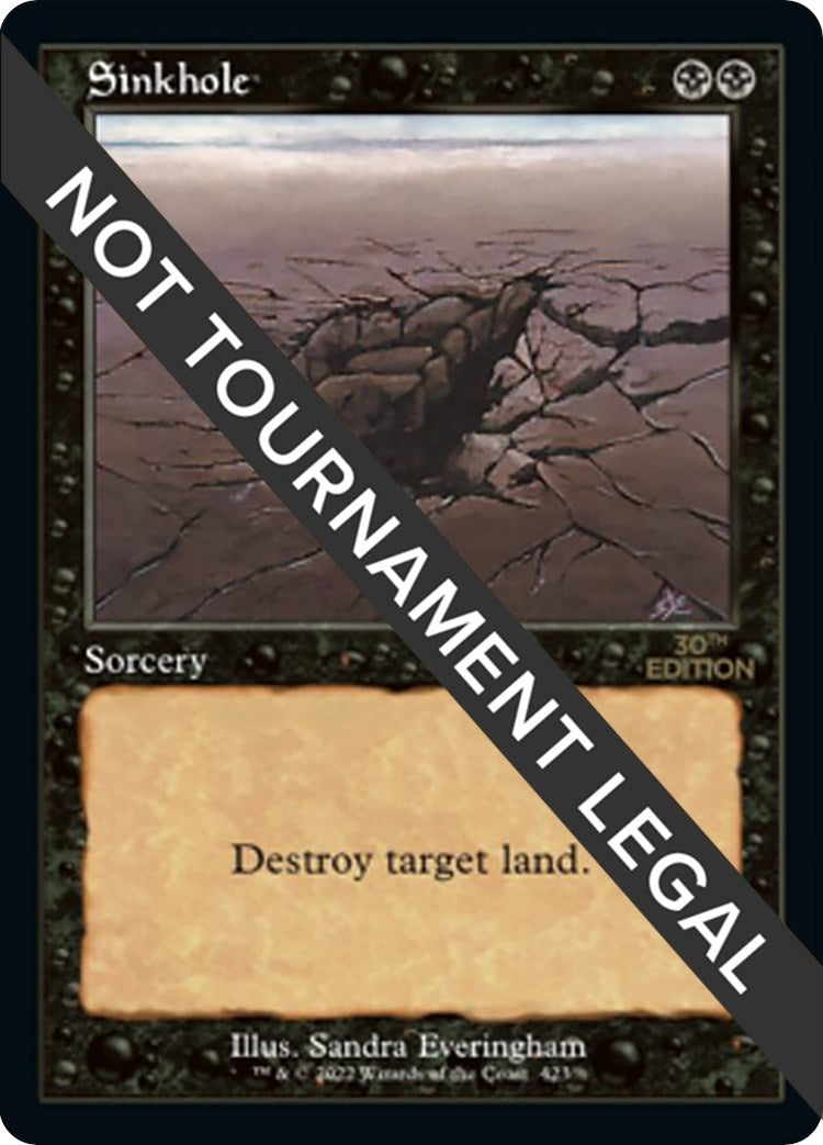 Image for Sinkhole (Retro Frame) (30th Anniversary Edition) (423) - Magic: The Gathering