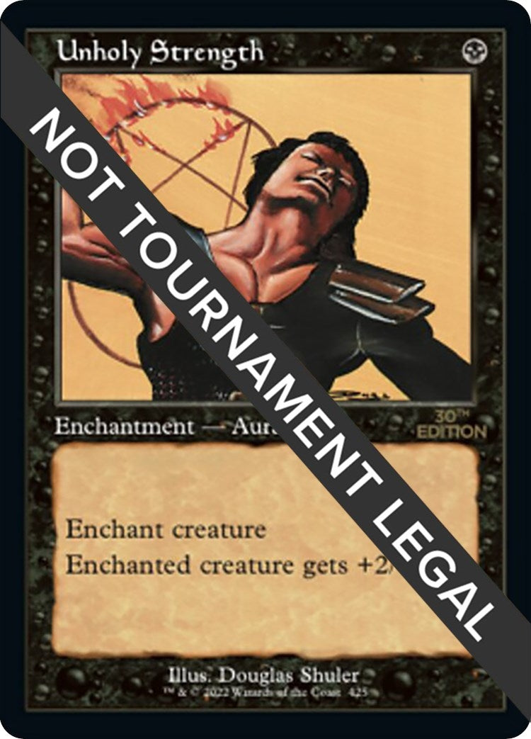 Image for Unholy Strength (Retro Frame) (30th Anniversary Edition) (425) - Magic: The Gathering