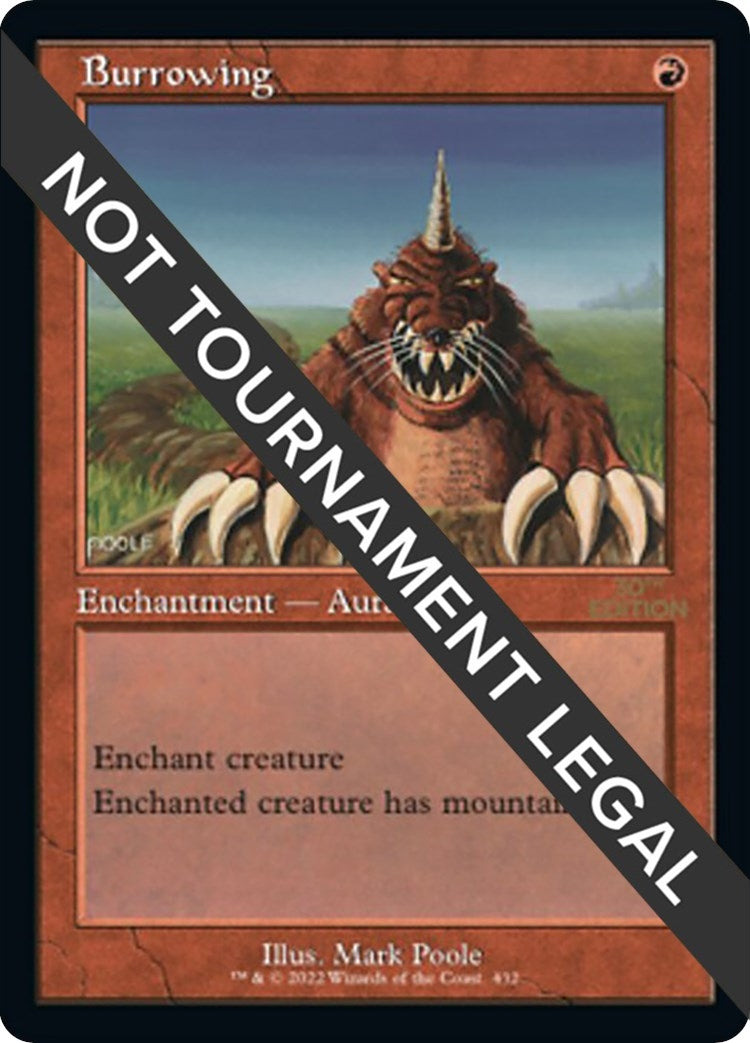 Image for Burrowing (Retro Frame) (30th Anniversary Edition) (432) - Magic: The Gathering