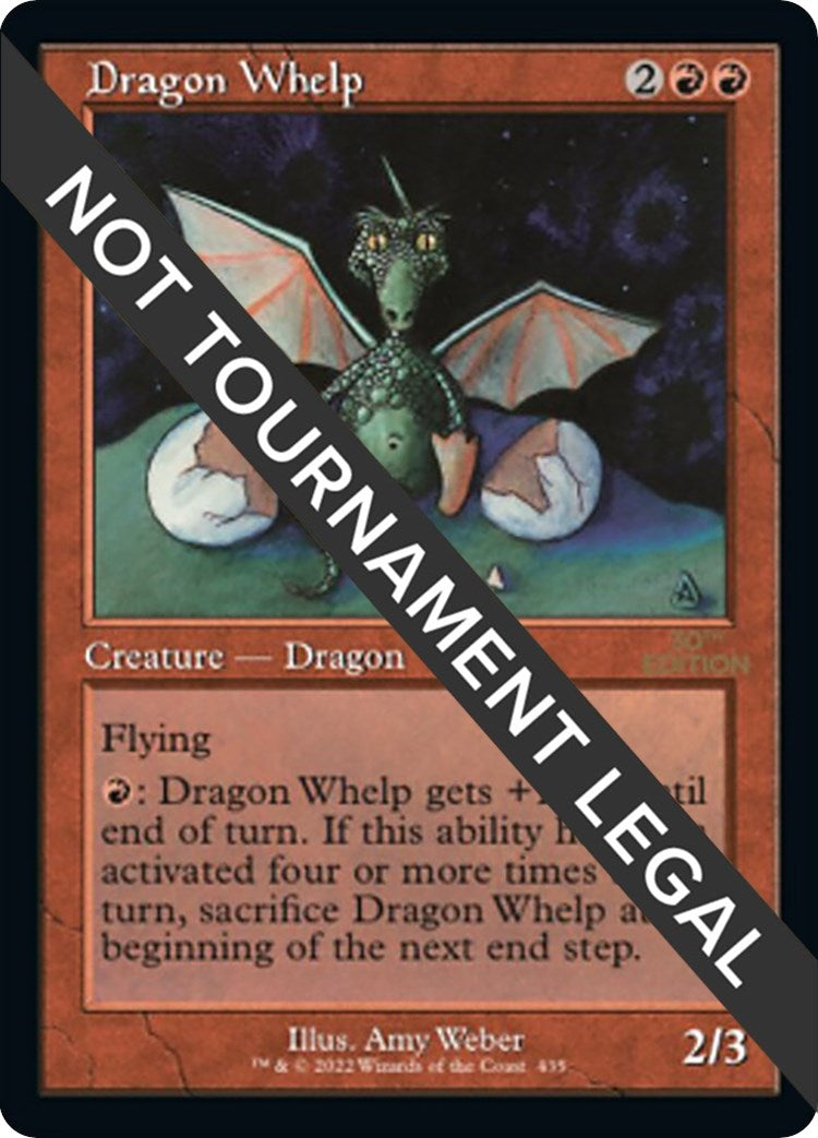 Image for Dragon Whelp (Retro Frame) (30th Anniversary Edition) (435) - Magic: The Gathering