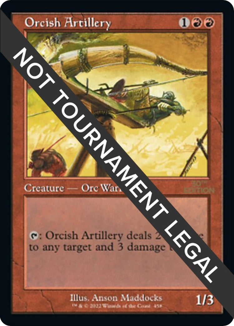Image for Orcish Artillery (Retro Frame) (30th Anniversary Edition) (458) - Magic: The Gathering